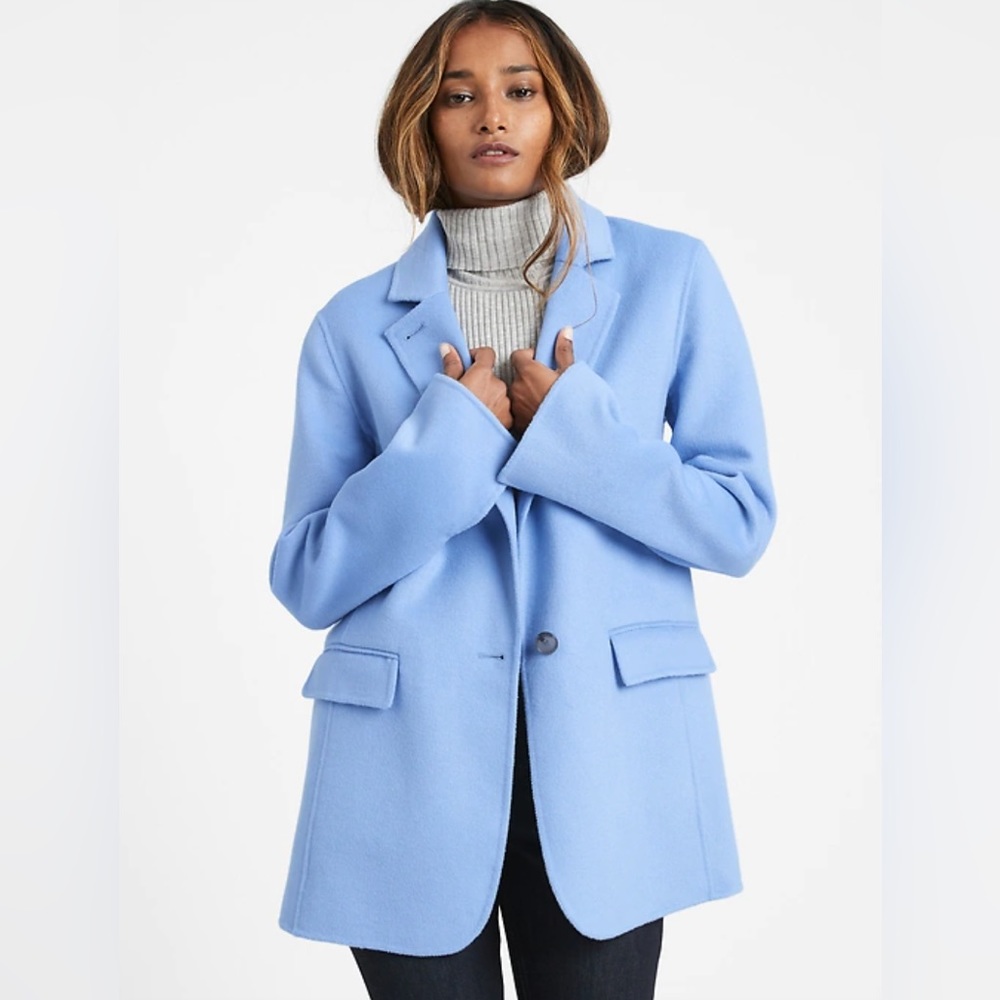 NWT Banana Republic Unlined Double-Faced Jacket